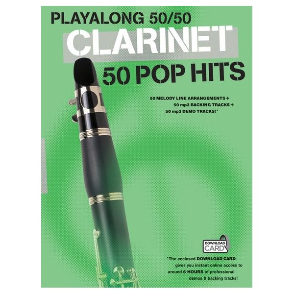 Playalong 50/50 Clarinet 50 Pop Hits