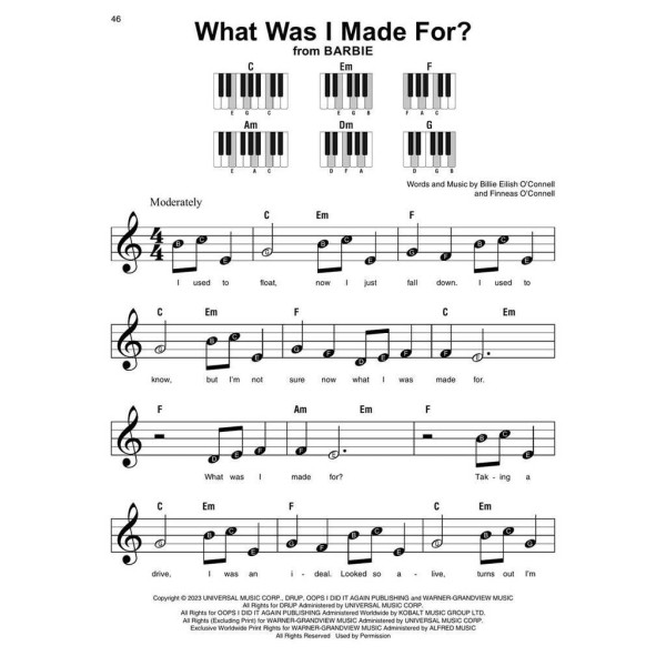 Pop Hits - Super Easy Songbook