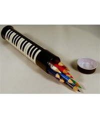 Colour Pencils In Keyboard Tin