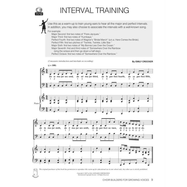 Choir Builders for Growing Voice