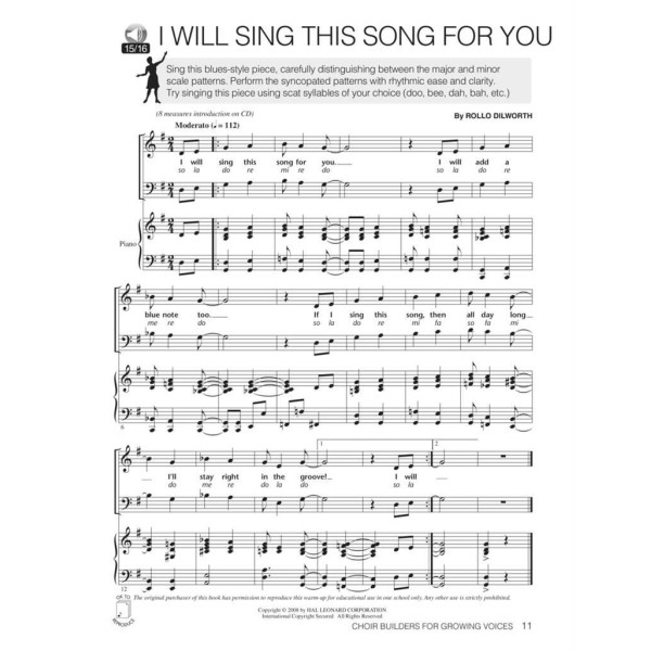 Choir Builders for Growing Voice