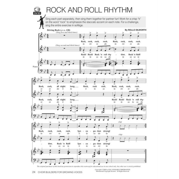 Choir Builders for Growing Voice