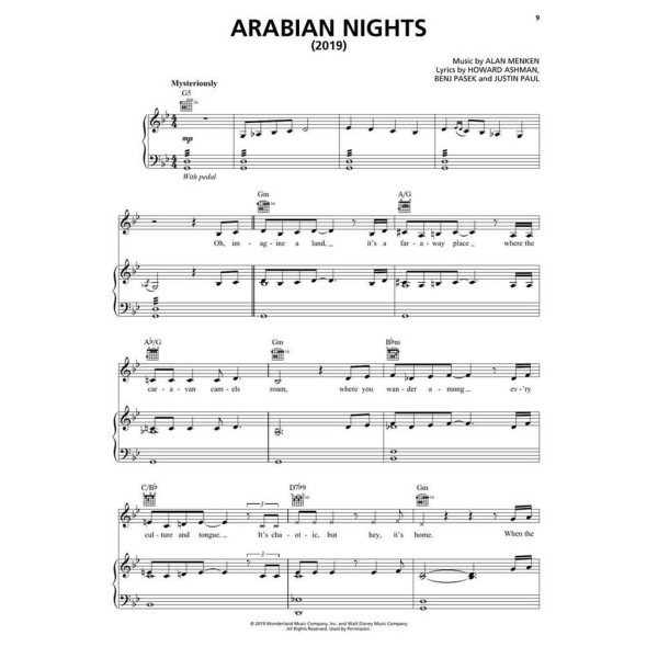 Aladdin (Piano Vocal Guitar)