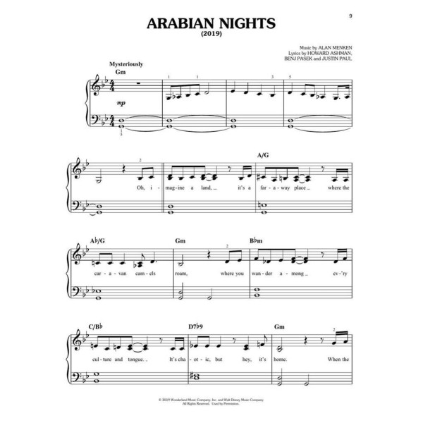 Aladdin (Easy Piano)