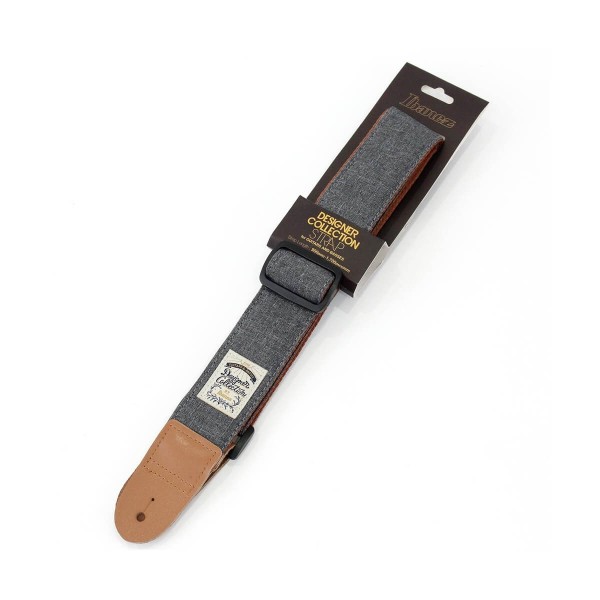 Ibanez DCS50CGY Guitar/Bass Strap Charcoal Grey
