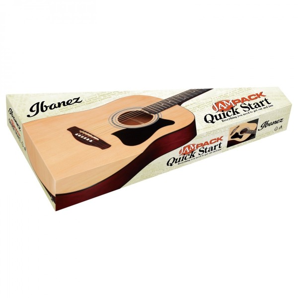 Ibanez V50NJPOPN V Series Jampack Acoustic Guitar with Bag, tuner, strap & accessories