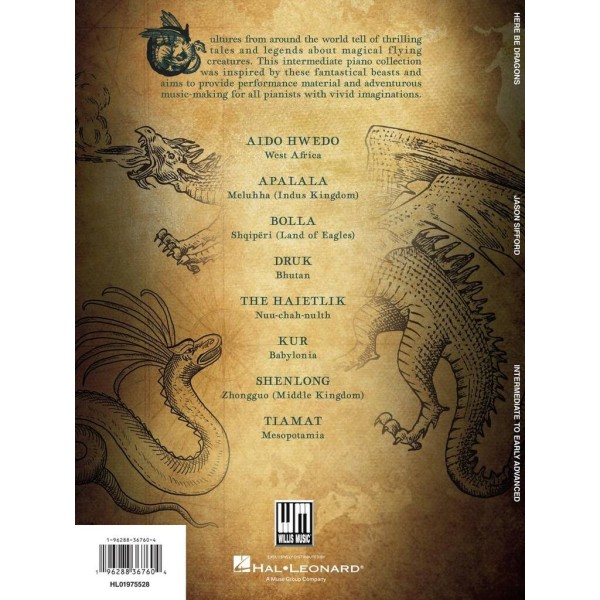 Here Be Dragons: Piano Solo