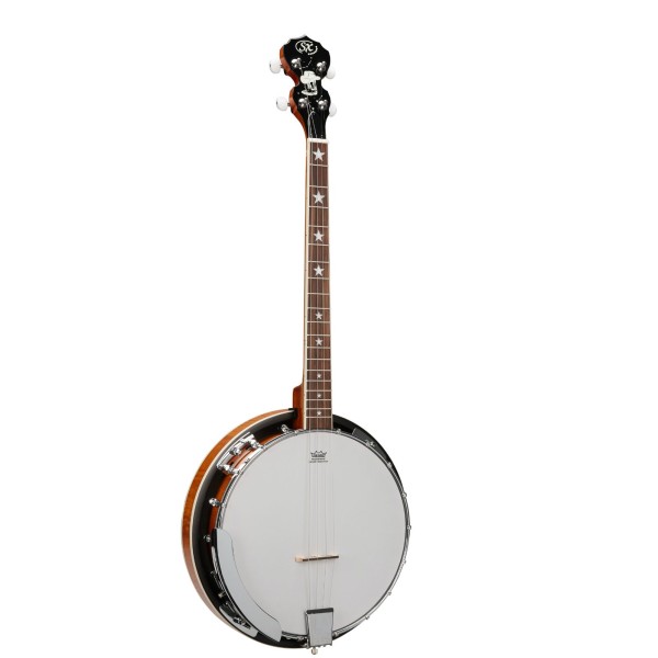 SX BJ404 Tenor 4 String Banjo w/Soft Bag with back straps