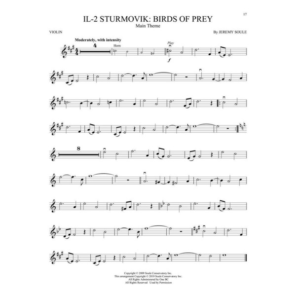 Video Game Music for Violin