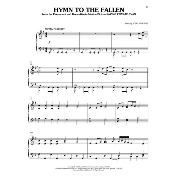 The John Williams Easy Piano Anthology