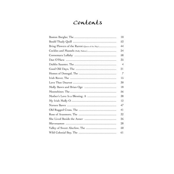 The Waltons Irish Songbook: Volume 1