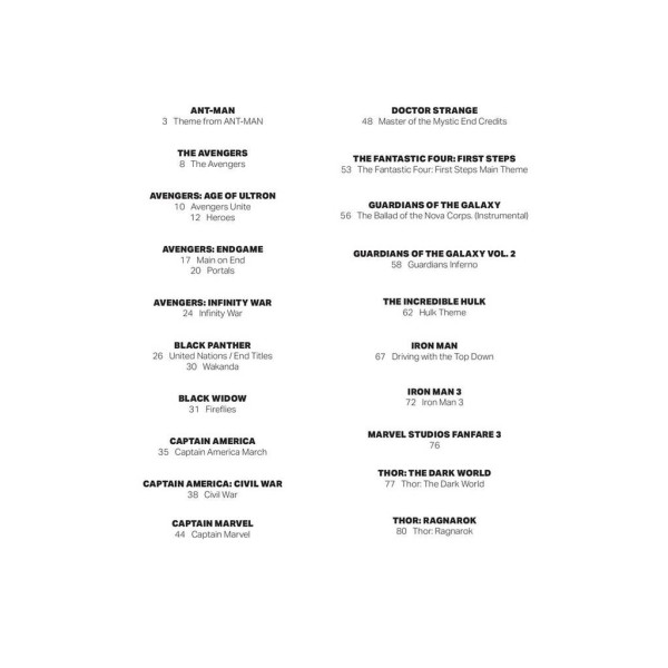 Marvel Solo Piano Collection