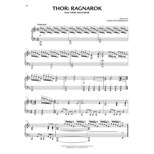 Marvel Solo Piano Collection