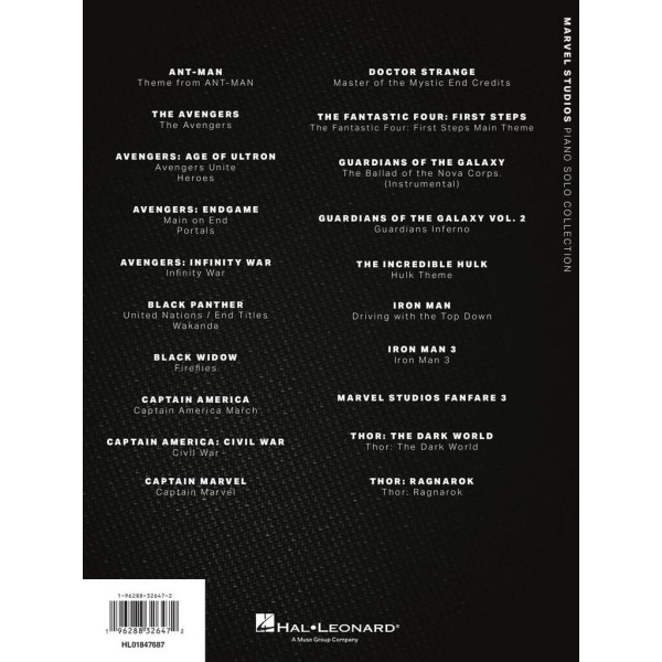 Marvel Solo Piano Collection