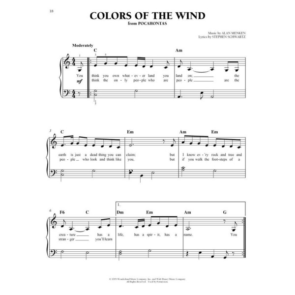 Disney Princess Easy Piano Collection