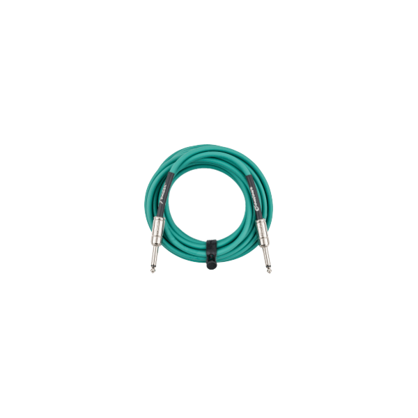 Fender Contour 18.6ft 5M Instrument Cable Sherwood Green