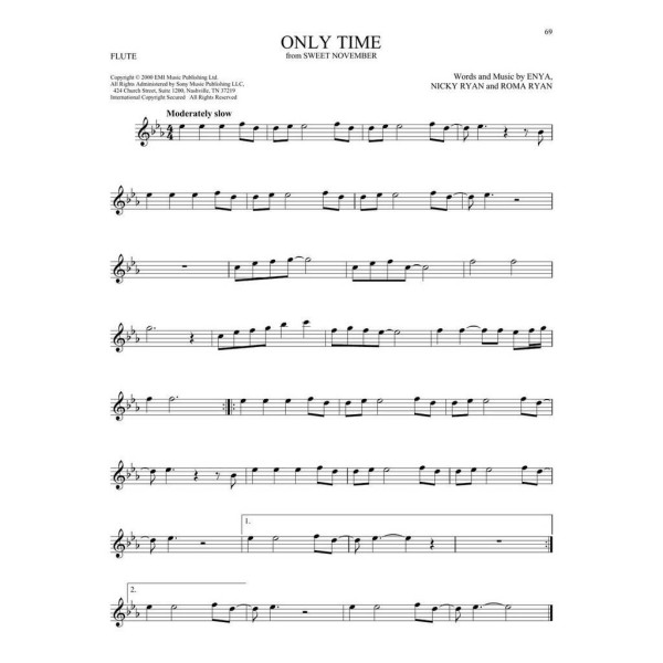 101 Peaceful Melodies for Flute