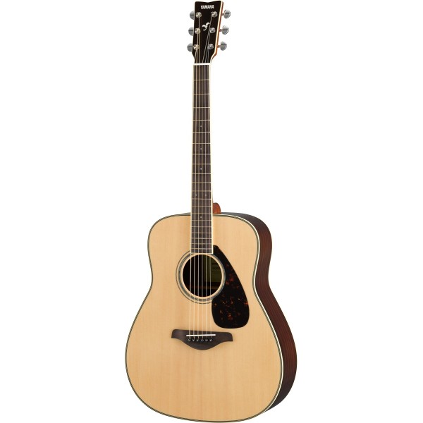 Yamaha FG830 Natural Acoustic Guitar Dreadnought