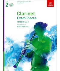 Clarinet Exam Pieces 2014-2017 Grade 2 Score, Part and CD