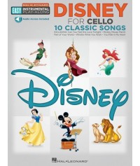 Easy Instrumental Play-Along Disney for Cello 10 Classic Songs