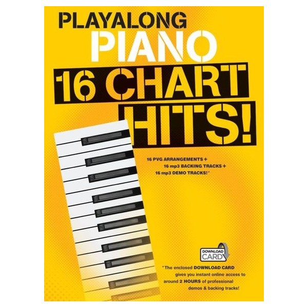 Playalong Piano: 16 Chart Hits