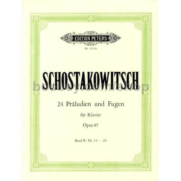 Shostakovich - 24 Preludes and Fugues Op. 87 Volume II 13 - 24