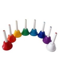 8 Tone Coloured Bell Set
