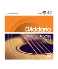 Phosphor Bronze EJ15 .010-.047 Extra Light Gauge