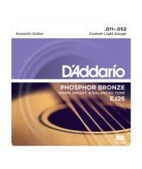 Phosphor Bronze EJ26 .011-.052 Custom Light Gauge