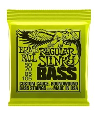 Regular Slinky Bass Roundwound Custom Gauge