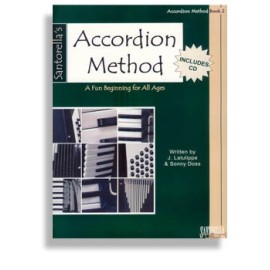 Santorellas Accordion Method Book 2 Book & CD