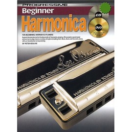 Progressive Beginner Harmonica (Bk & CD & DVD)
