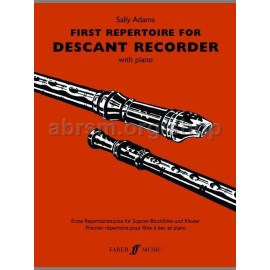 First repertoire for descant recorder with piano