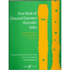 Second Book of Descant/Soprano Recorder Solos by Walter Bergmann