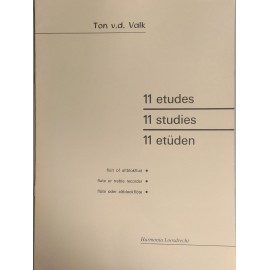 11 Studies for Descant Recorder by Ton v.d. Valk