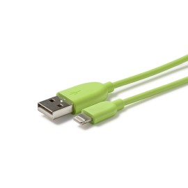 USB 2.0 Plug to Lightning Plug - Green