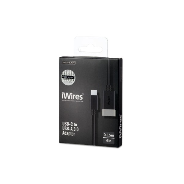 iWires USB-C Plug to USB-A 3.0 Socket Adapter