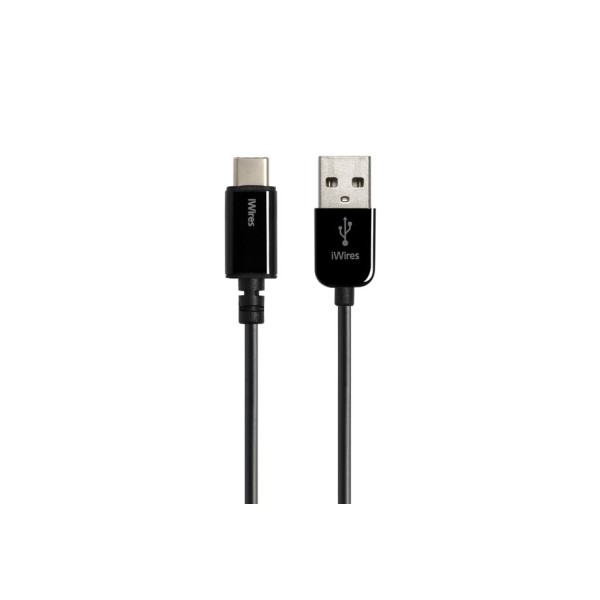 iWires USB-C Plug to USB-A 2.0 Plug 1m