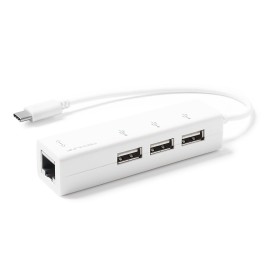 iWires USB-C Plug to 3 Port USB Hub with Ethernet
