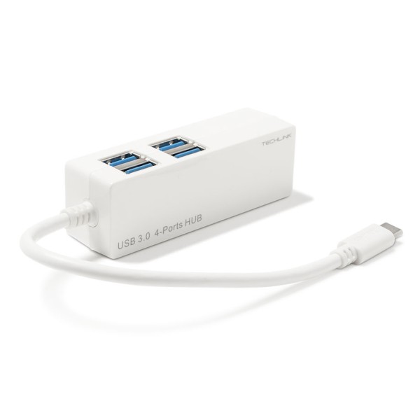 iWires USB-C Plug to 4 Port USB 3.0 Hub
