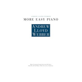 Andrew Lloyd Webber: More Easy Piano