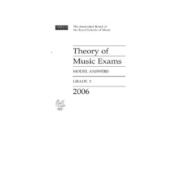 ABRSM: Theory of Music Exams 2006, Model Answers Grade 7