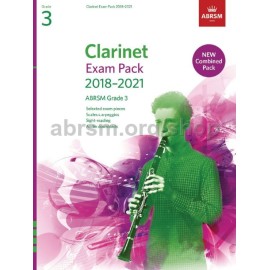 ABRSM CLARINET EXAM PACK 2018-2021 GRADE 3